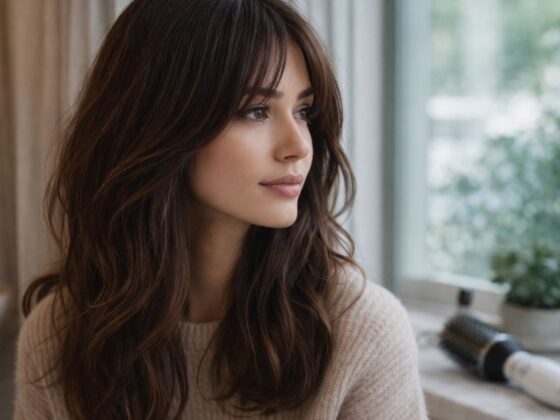 frange rideau longue