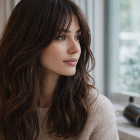 frange rideau longue